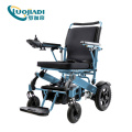 Cadeira de rodas elétrica dobrável de alumínio ao ar livre
